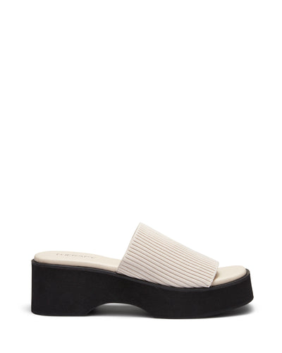Therapy Shoes Nawty Bone | Women's Sandals | Slides | Platform | Knit