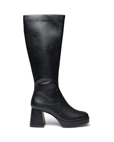 Therapy Shoes Naya Black | Women's Boots | Knee High | Tall | Platform | 90's