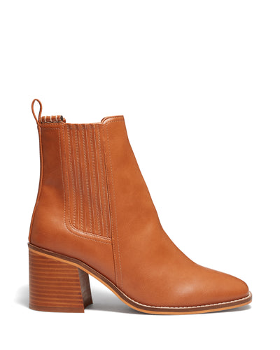 Therapy Shoes Ophelia Tan | Women's Boots | Ankle | Block Heel | Casual