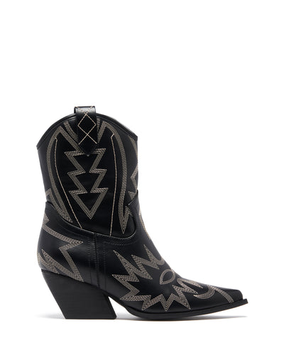 Therapy Shoes Outlaw Black/White | Women's Boots | Western | Cowboy 