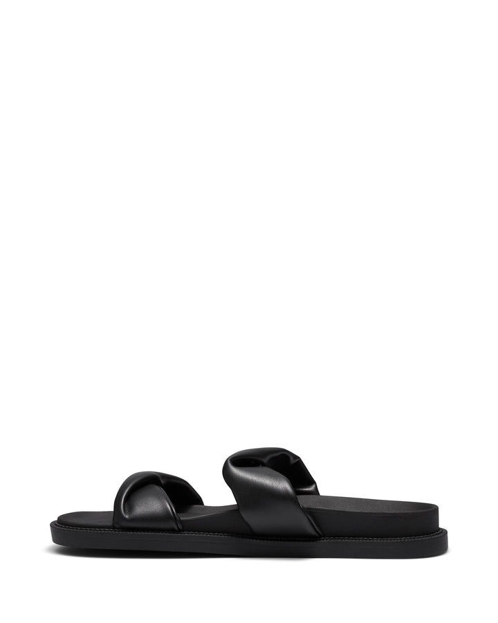 Therapy Shoes Peele Black | Women's Sandals | Slides | Chunky | Flats