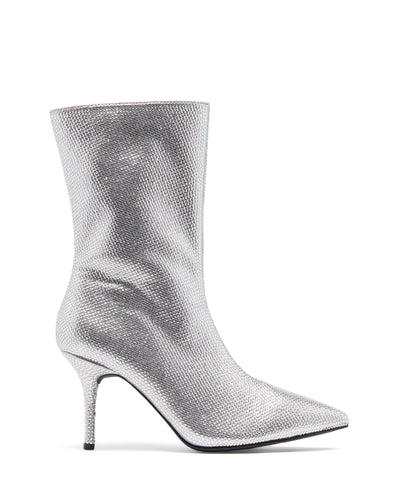 Therapy Shoes Possession Silver | Women's Boots | Stiletto | Dress | Rhinestone