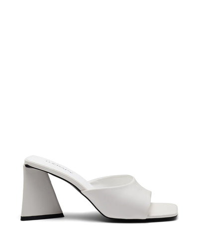 Therapy Shoes Prizm White | Women's Heels | Sandals | Mule | Square Toe