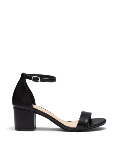 Therapy Shoes Reeves Black | Women's Heels | Sandals | Low Block Heel