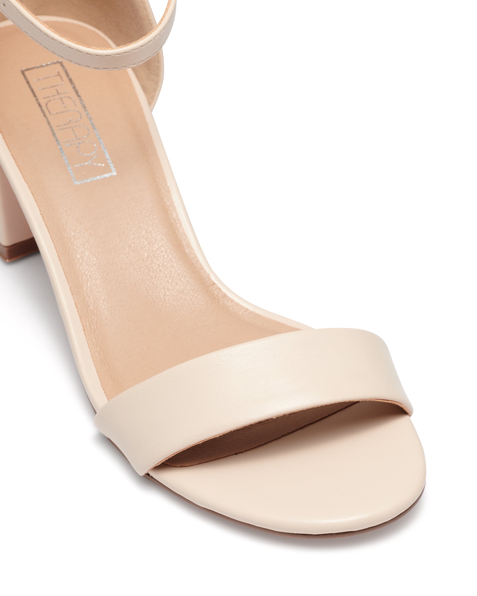 Therapy Shoes Reeves Nude | Women's Heels | Sandals | Low Block Heel