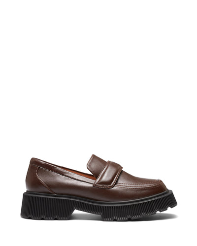 Therapy Shoes Risky Chocolate | Women's Loafer | Platform | Heels