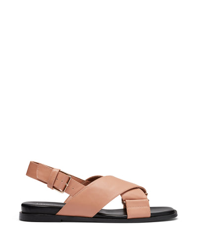 Therapy Shoes Sabine Dark Pink | Women's Sandals | Flats | Cross Over