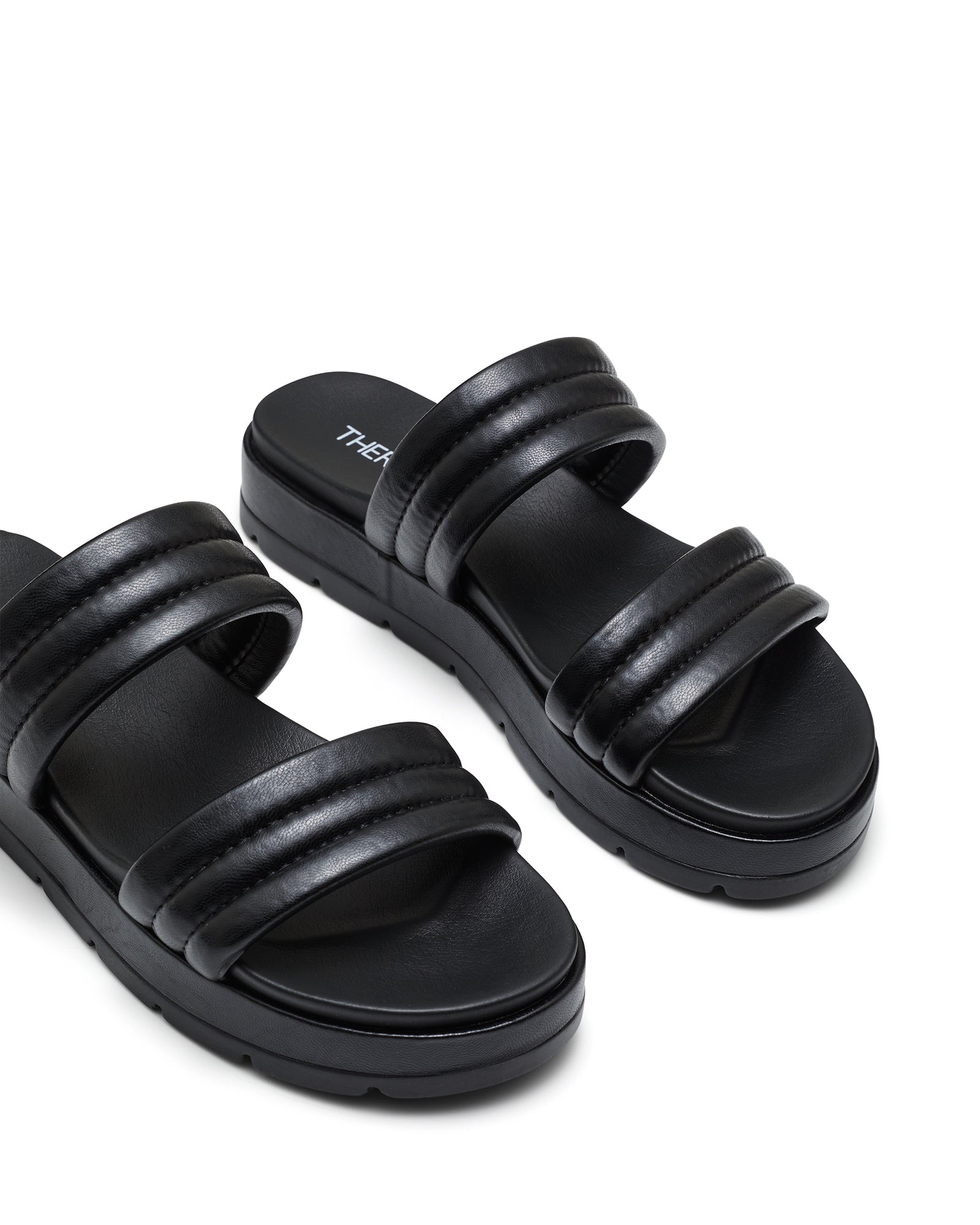 Therapy Shoes Slander Black | Women's Sandals | Slides | Platform | Flatform