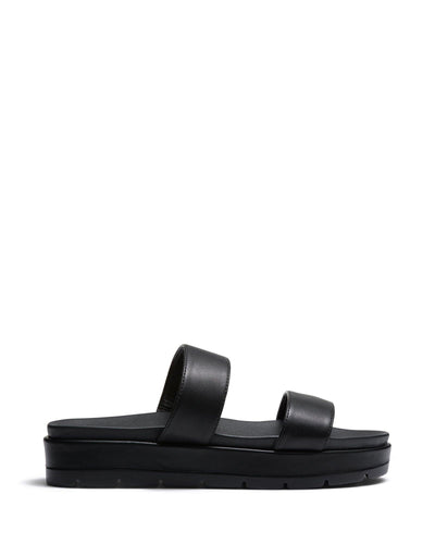 Slidin' Black - Therapy Shoes | Women's Sandals | Slides | Platforms