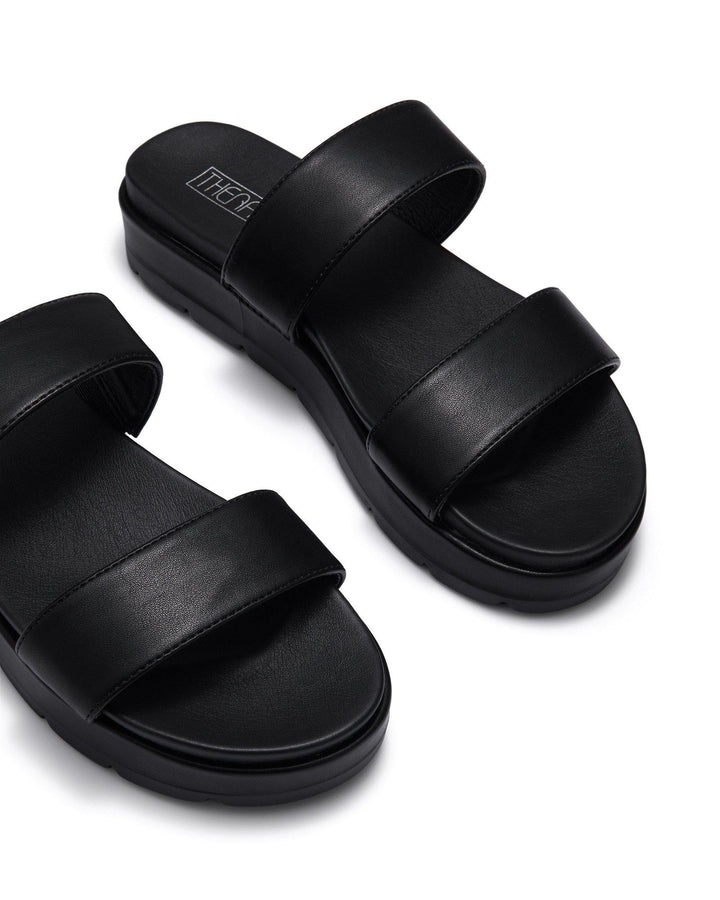 Therapy Shoes Slidin' Black | Women's Sandals | Slides | Platform