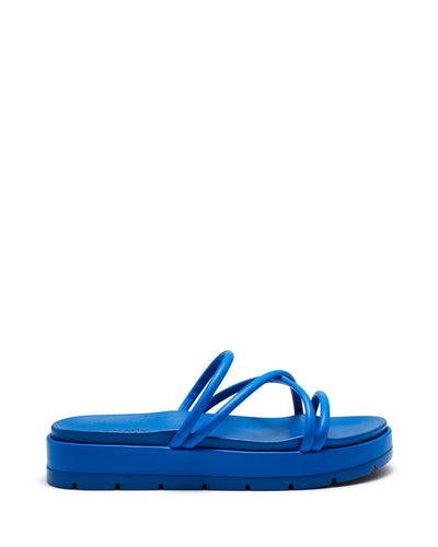 Therapy Shoes Sliver Blue | Women's Sandals | Flatform | Platform | Slide