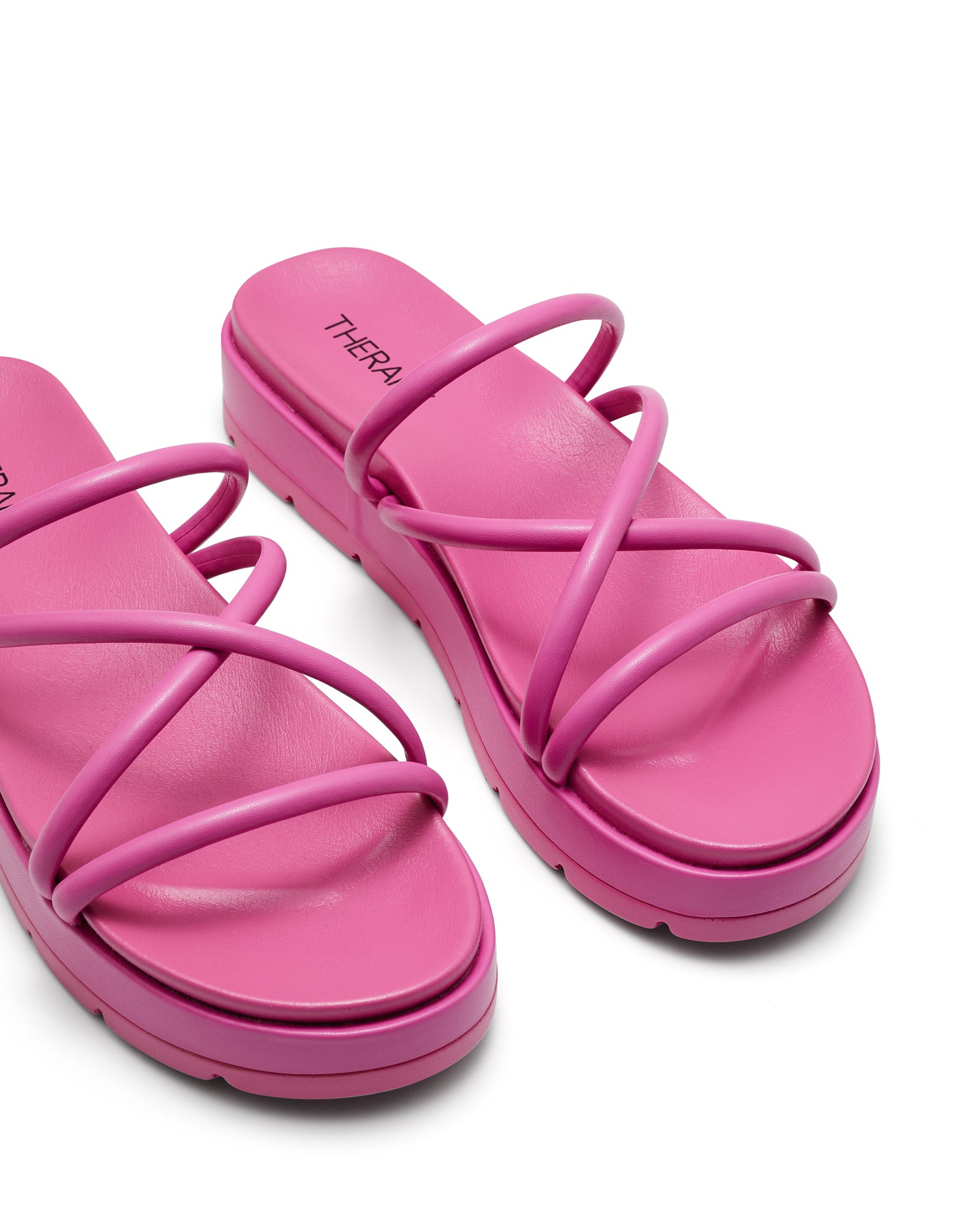 Therapy Shoes Sliver Pink | Women's Sandals | Flatform | Platform | Slide