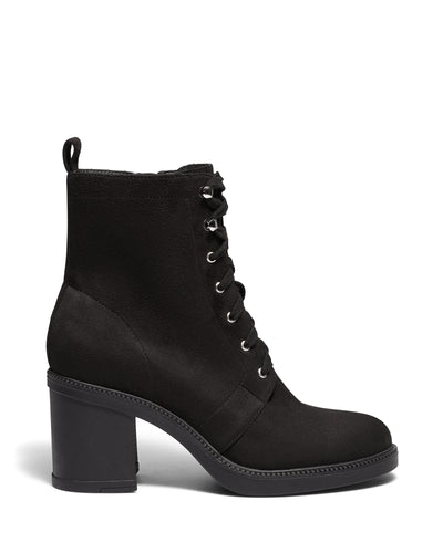 Therapy Shoes Sloane Black | Women's Boots | Lace Up | Ankle | Chunky