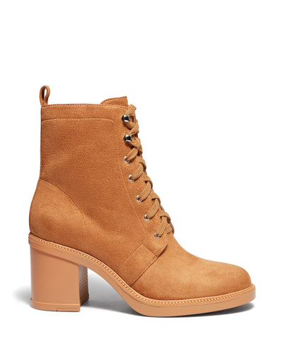 Therapy Shoes Sloane Camel | Women's Boots | Lace Up | Ankle | Chunky