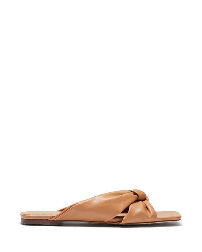 Therapy Shoes Sofia Caramel | Women's Flats | Slides | Sandals | Knot