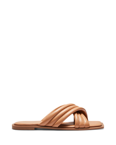 Therapy Shoes Spade Caramel | Women's Sandals | Slides | Flats | Slip On