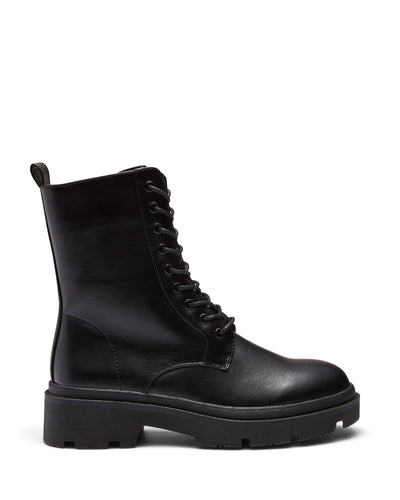 Therapy Shoes Tatum Black | Women's Boots | Combat | Ankle | Chunky