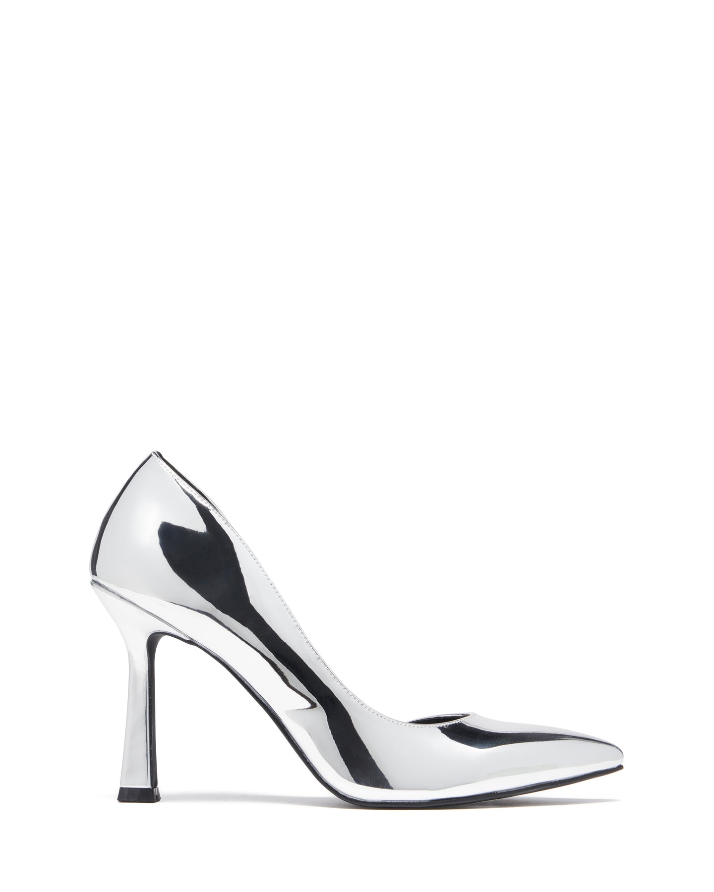 Buy POINTY TOE SILVER-LAK PUMP HEELS for Women Online in India