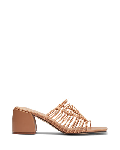 Therapy Shoes Tina Caramel | Women's Heels | Sandals | Mules | Elastic 