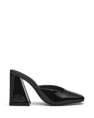 Therapy Shoes Unmatched Black Patent | Women's Heels | Mule | Block Heel
