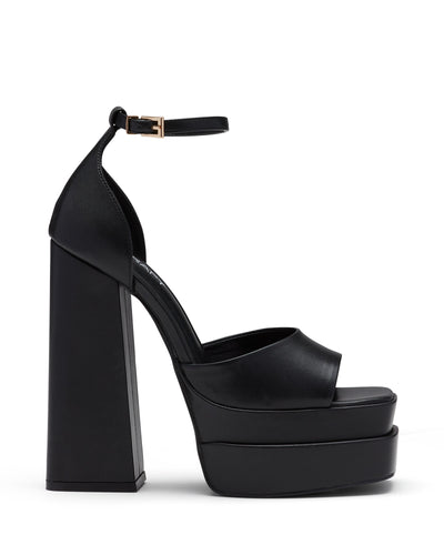 Therapy Shoes Virtue Black | Women's Heels | Platform | Sandals | High Block