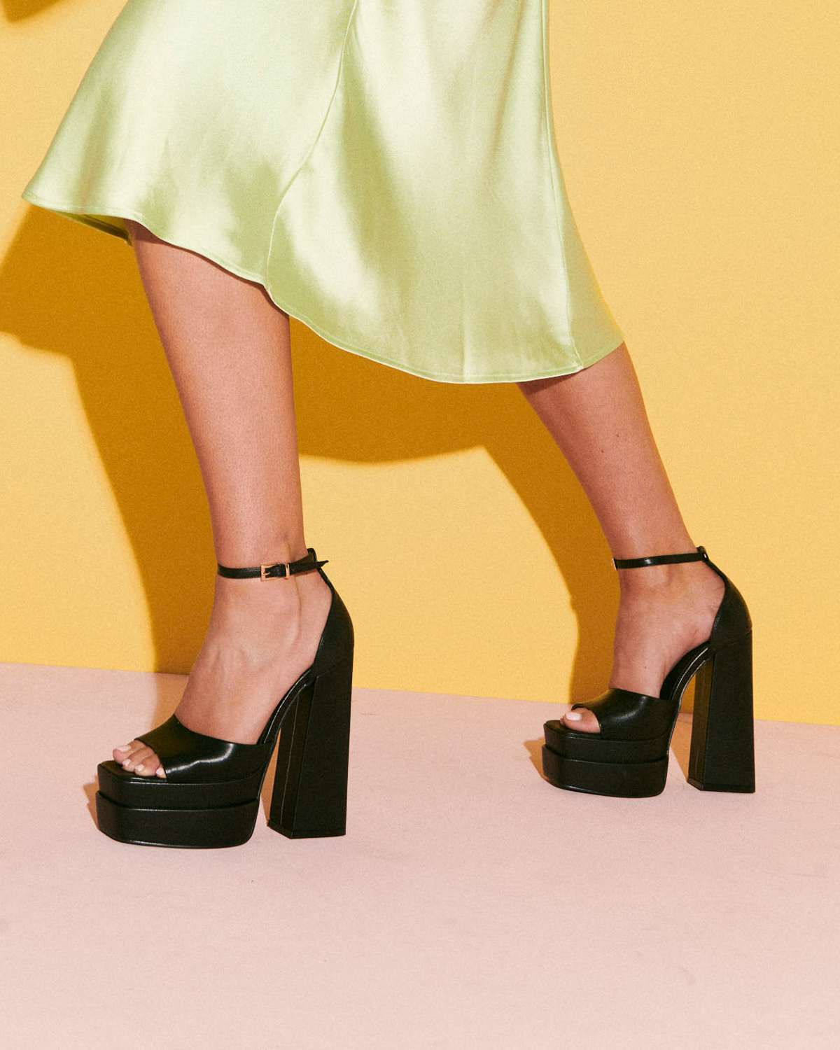 Therapy Shoes Virtue Black | Women's Heels | Platform | Sandals | High Block