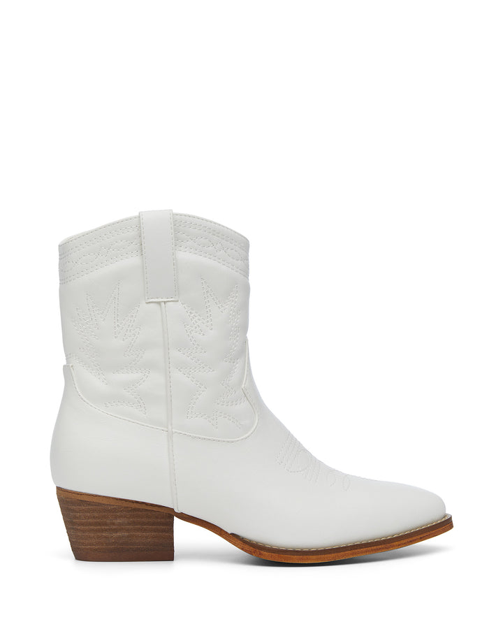Therapy Shoes Wilder White | Women's Boots | Western | Cowboy | Short