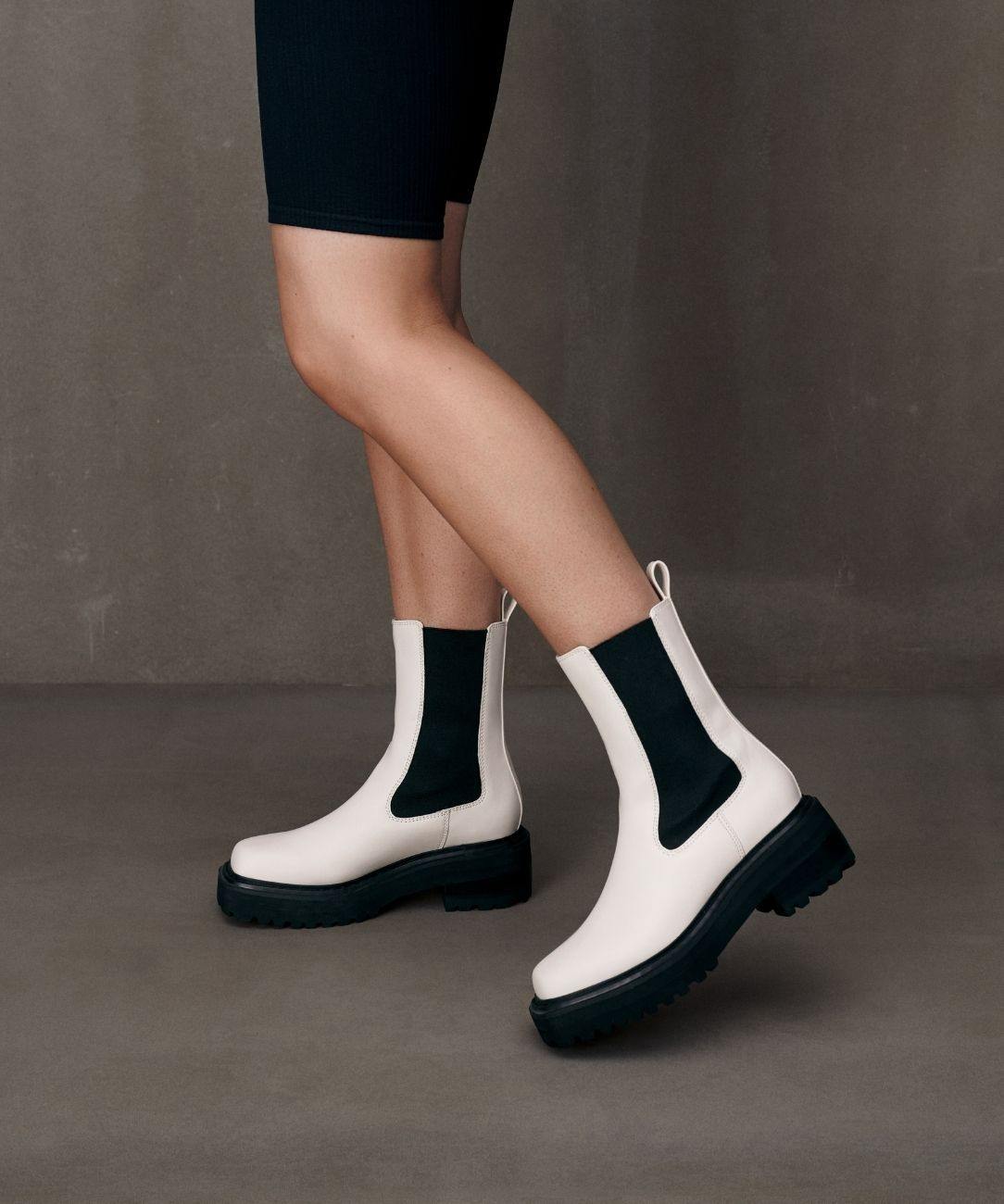 Therapy Shoes Yosemite Bone | Women's Boots | Ankle | Chunky | 90's